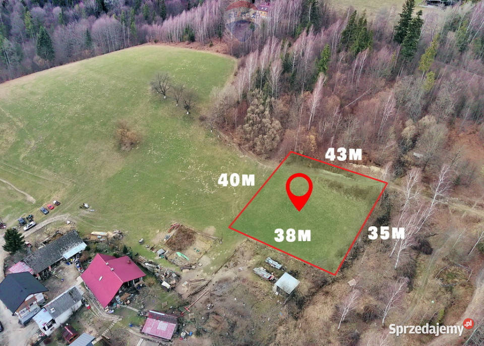 Wisła Gościejów działka z widokiem