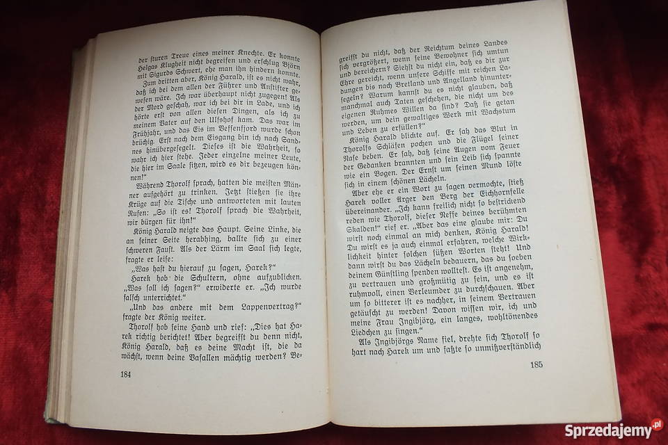 Stara powieść Der rampf um lorge z 1939 roku Żary