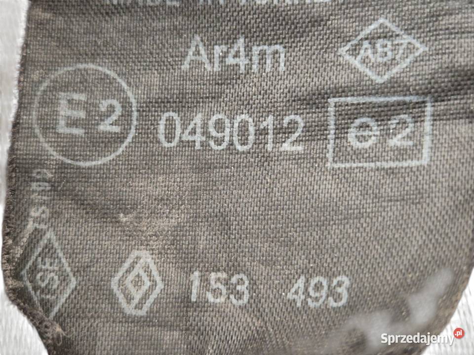 KPL PAS BEZPIECZEŃSTWA TYŁ RENAULT THALIA I Działoszyce