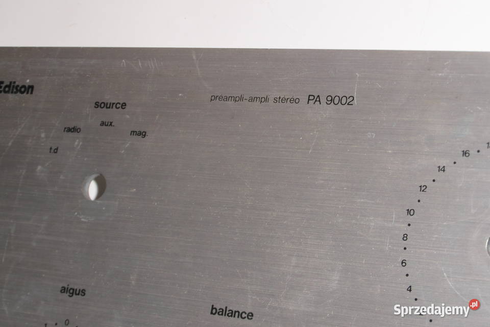 Continental Edison płyta czołowa Kraków