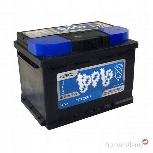 Akumulator TOPLA TOP 12V 62Ah 600A Jelcz-Laskowice sprzedam