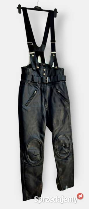 Vintage SCHUH skórzane spodnie motocyklowe 40 zachodniopomorskie Gryfice sprzedam