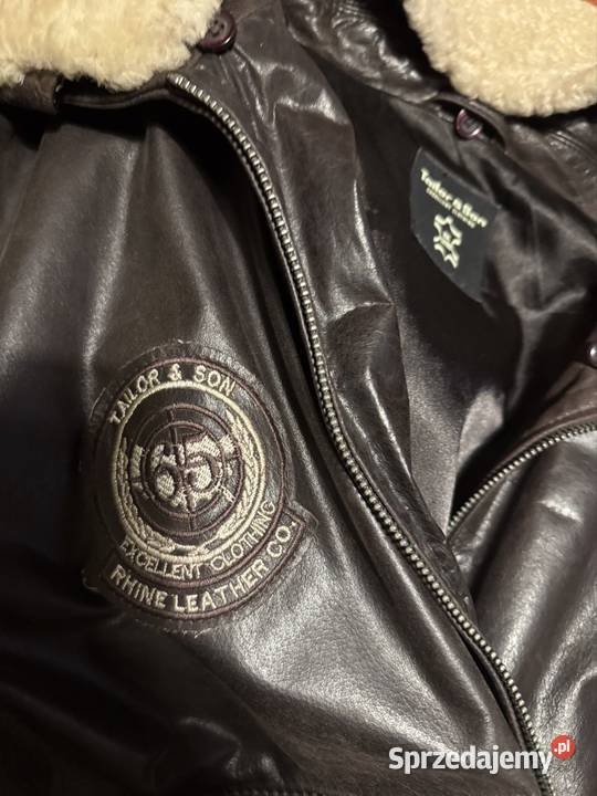 Kurtka skórzana męska xl pilotka Taylor Son Kalisz