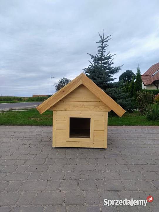 Drewniana Buda Psa 80 x 65 Ocieplana Podłoga wielkopolskie