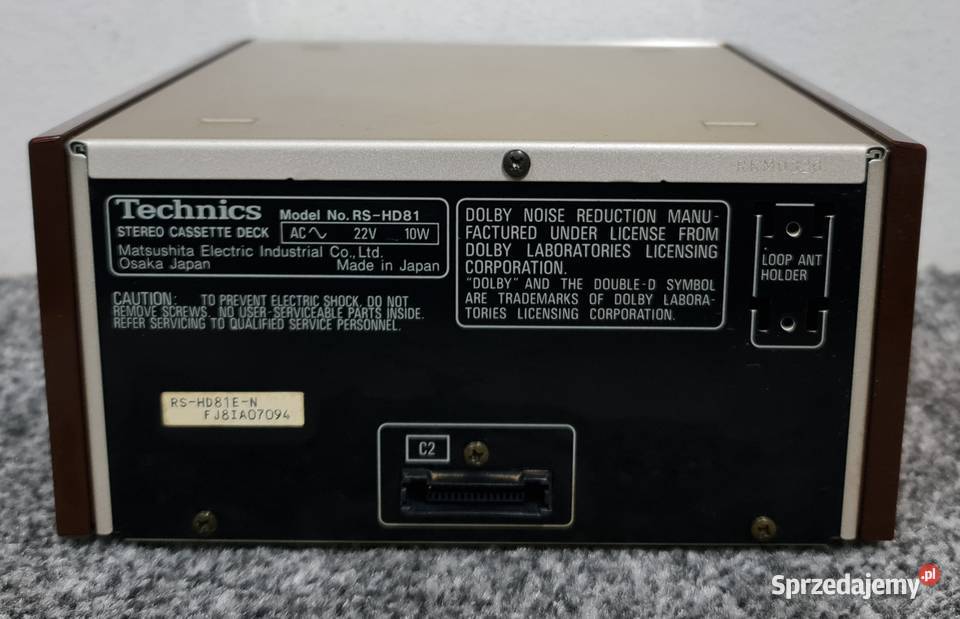 Magnetofon Deck Technics RSHD81 Kraków sprzedam