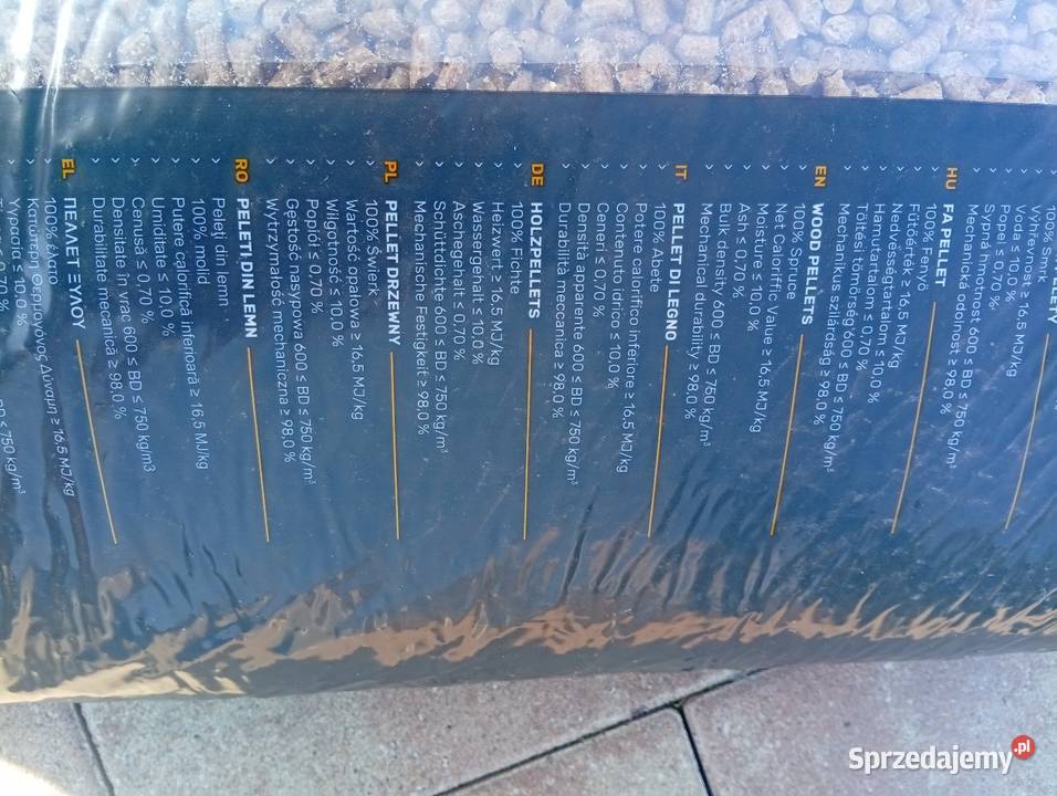 Pellet vostok A1 z certyfikatem Rząśnia