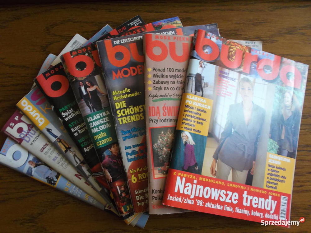 Burda z wykrojami numery archiwalne pomorskie Czersk