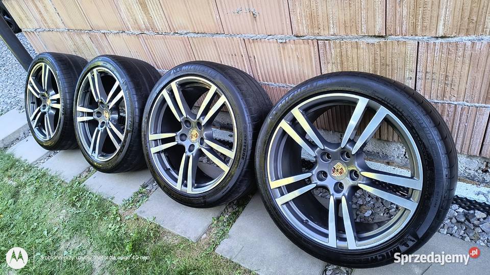 Porsche Cayenne GTS felgi 21 z oponami orginalne śląskie Bielsko-Biała