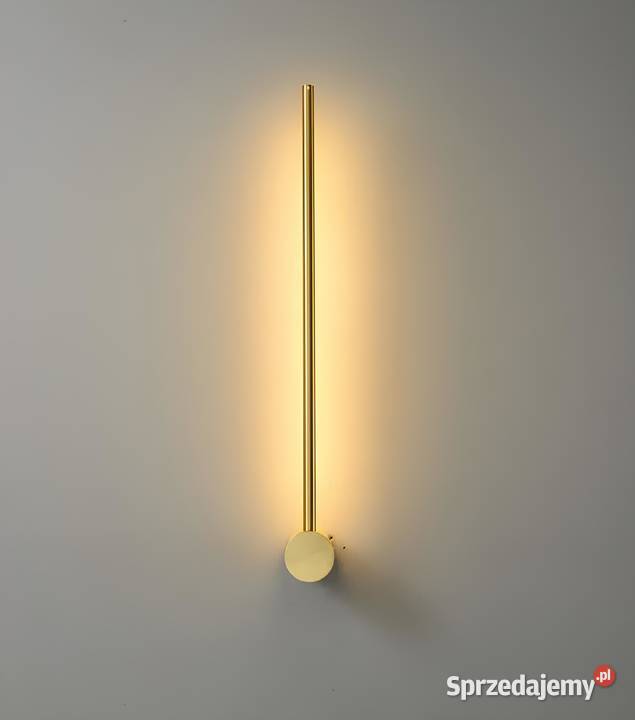 Kinkiet liniowy Polonez 600mm złoty LED Warszawa