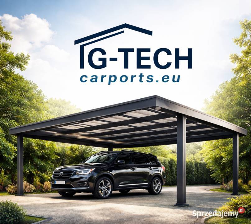 Wiata stalowa garażowa 6x6 carport 2 stanowiska Zakopane
