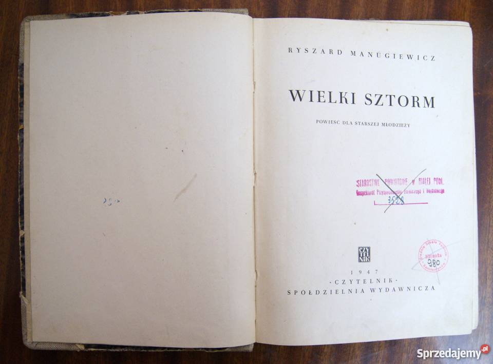 Ryszard Manugiewicz Wielki sztorm 1947 lubelskie Parczew