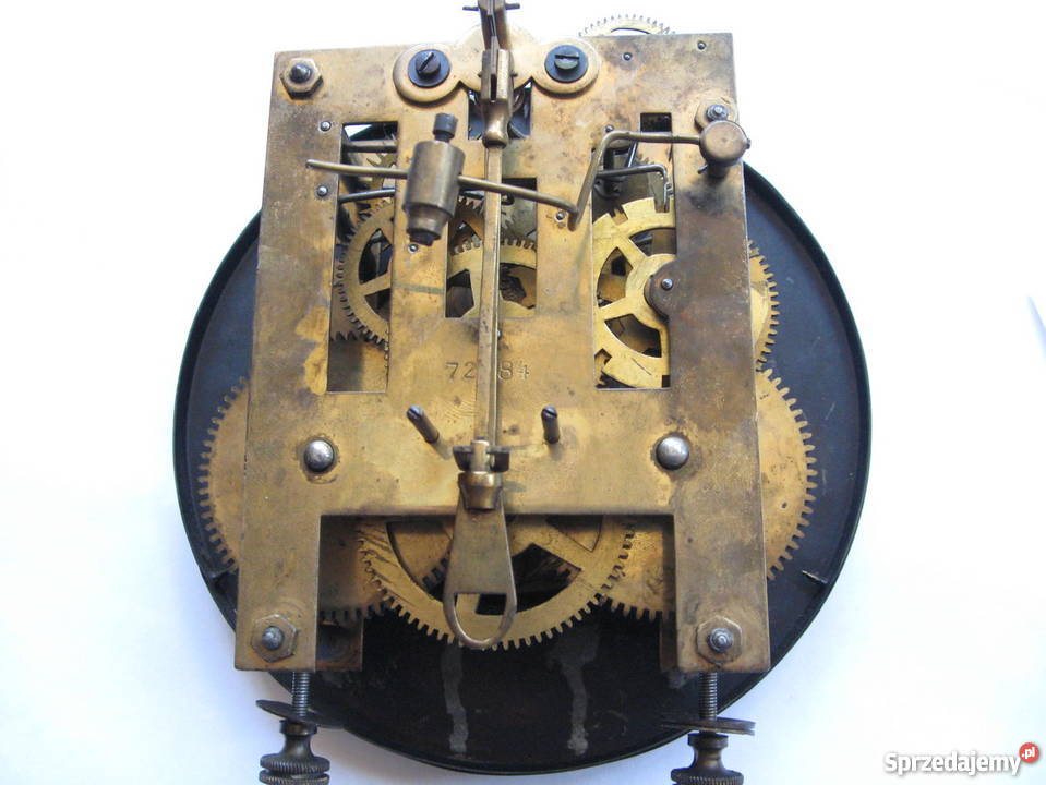 Zegar wiszący eklektyczny Antyki, Sztuka, Kolekcje Poznań sprzedam
