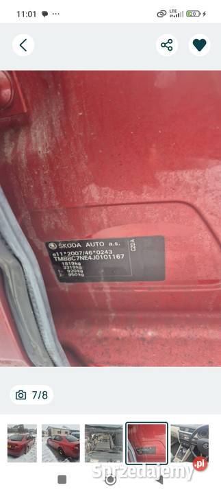 Skoda Octavia 3 fl 14 TSi skrzynia DSG wszystkie Samochody na części Czemierniki