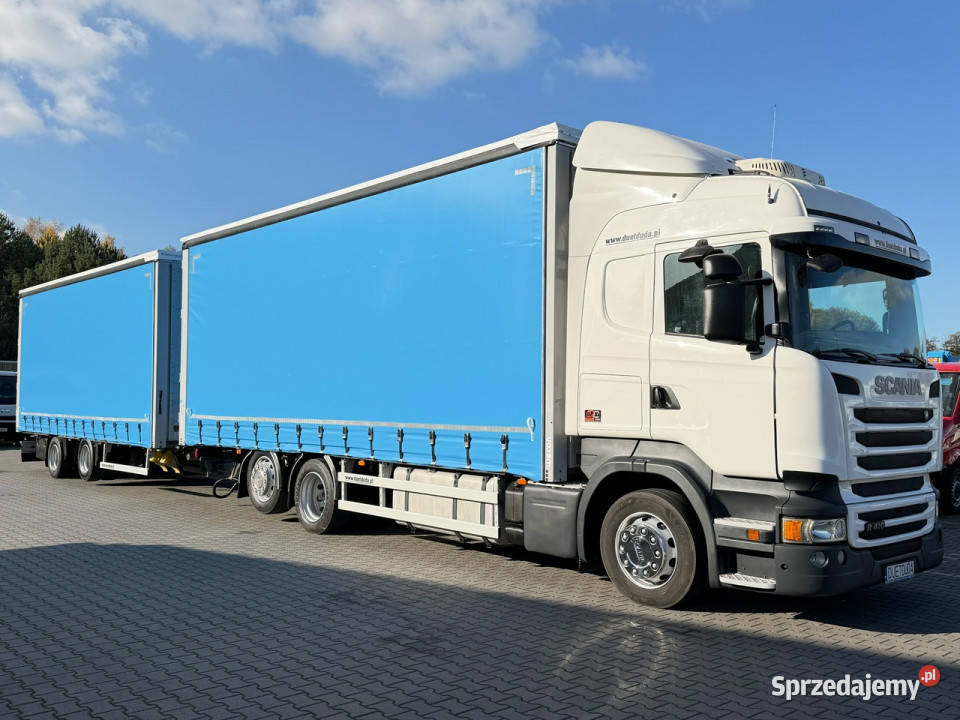 Scania R410 bez EGR Zabudowy Wecon 120m Dach pełny VAT świętokrzyskie Widełki