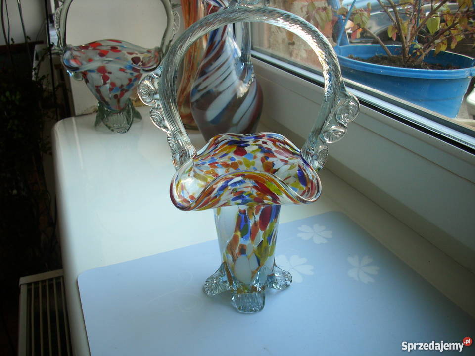 LoftPRLKolorowe szkłowazacukiernica z epoki Barlinek