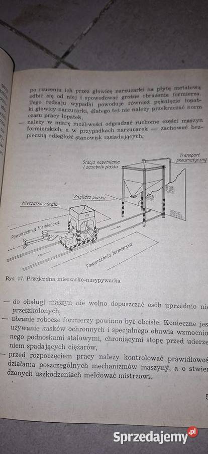 Bezpieczeństwo pracy mechaników unikat 1983 Łęczyca