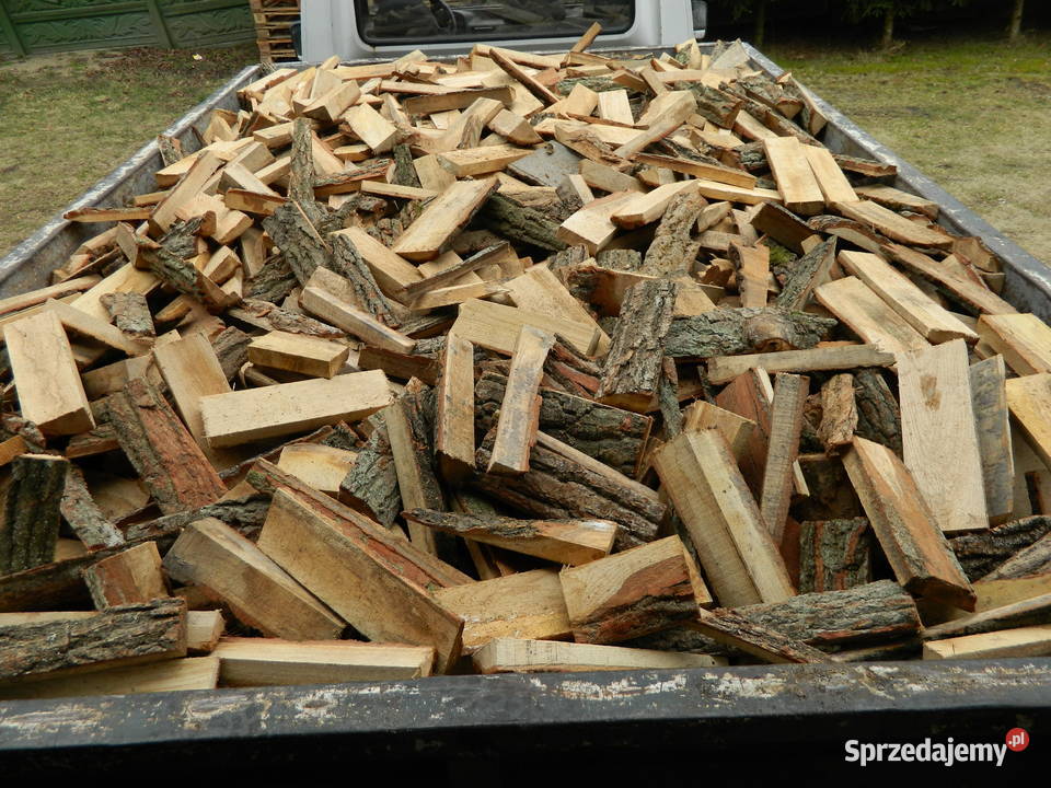 Opał zrzyny skałki polana dębowe drewno Baciki Bliższe