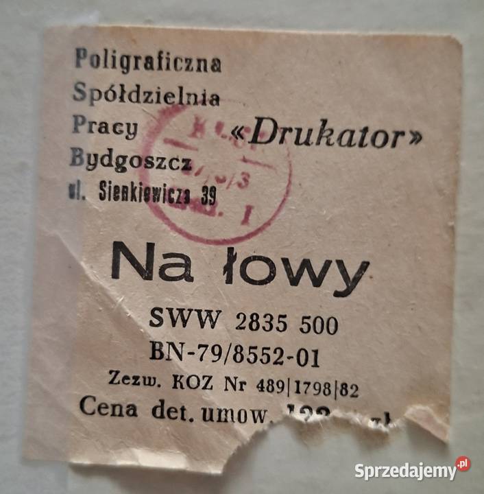 Na łowy gra planszowa z czasów PRLu kompletna tak Dla dzieci Zielona Góra