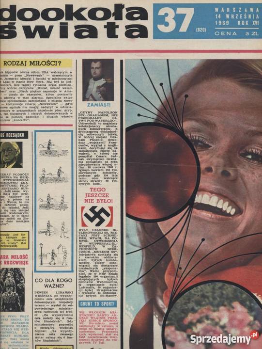 Dookoła świata 1969 Tygodnik ilustrowany