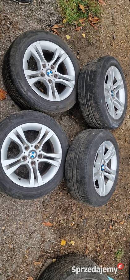 Felgi 5x120 bmw e87 e90 7jx16 et31 16 komplet Samochodowe Katowice