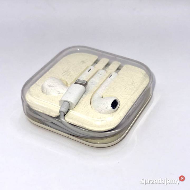 Słuchawki Apple EarPods Lightning Słuchawki i głośniki mazowieckie Warszawa
