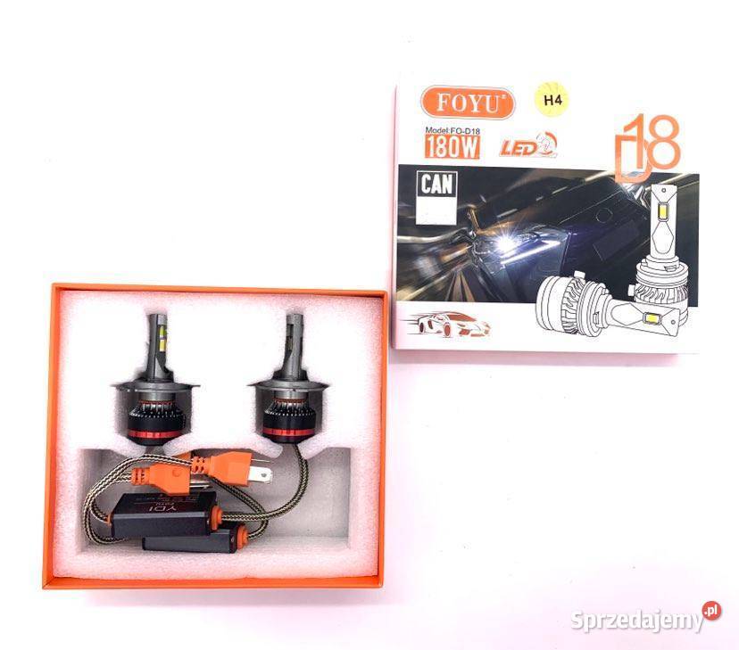 H4 D18 Żarówka canbus 1224v 2x180w ŻARÓWKI żarówki Pomiechówek sprzedam