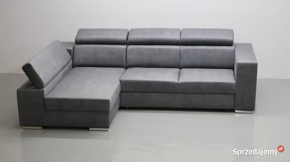 THr Narożnik funkcja spania pojemnik regulowane Poznań