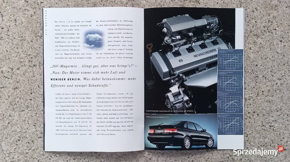 TOYOTA Carina E Prospekt Bytom