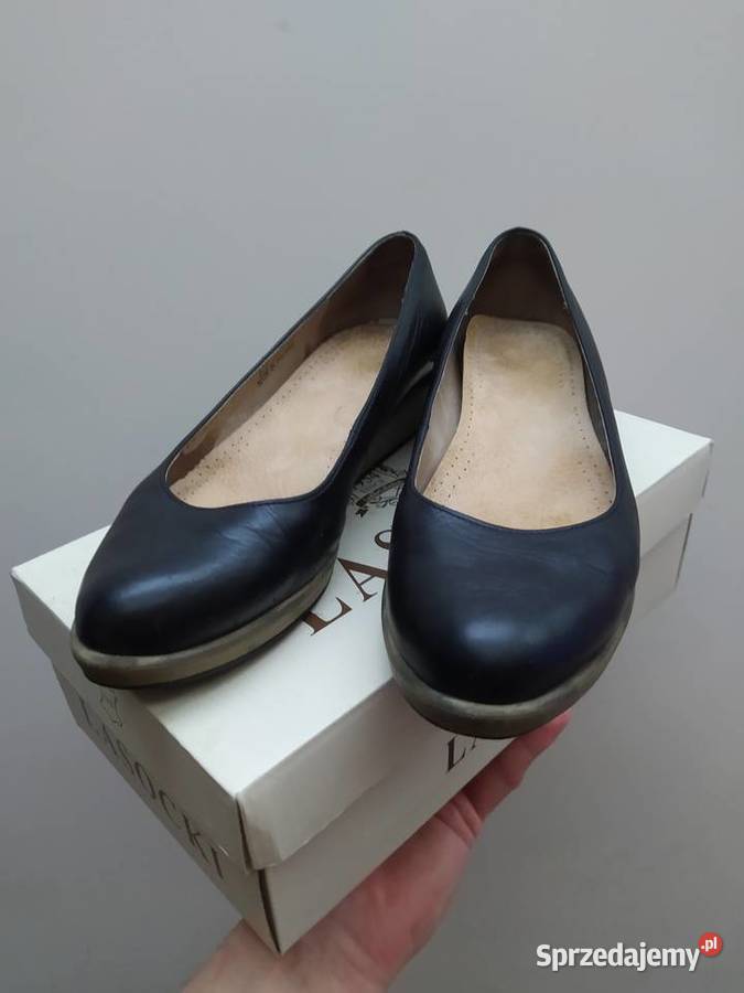 Czułenka damskie skórzane buty półbuty 6 rozmiar