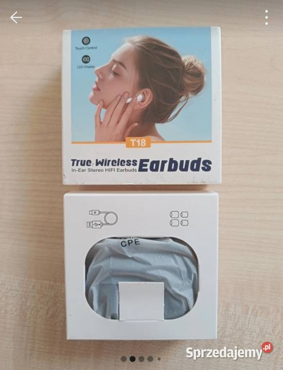 Nowe słuchawki bezprzewodowe ZZU T18 Bluetooth Ligota Bialska