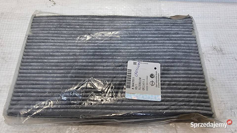 FILTR KABINOWY WĘGLOWY OPEL CROSSLAND X 12 osobowe