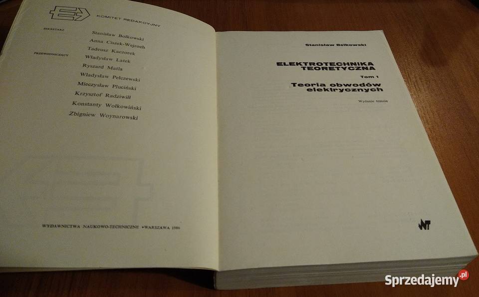 Teoria obwodów elektrycznych Bolkowski Gdańsk