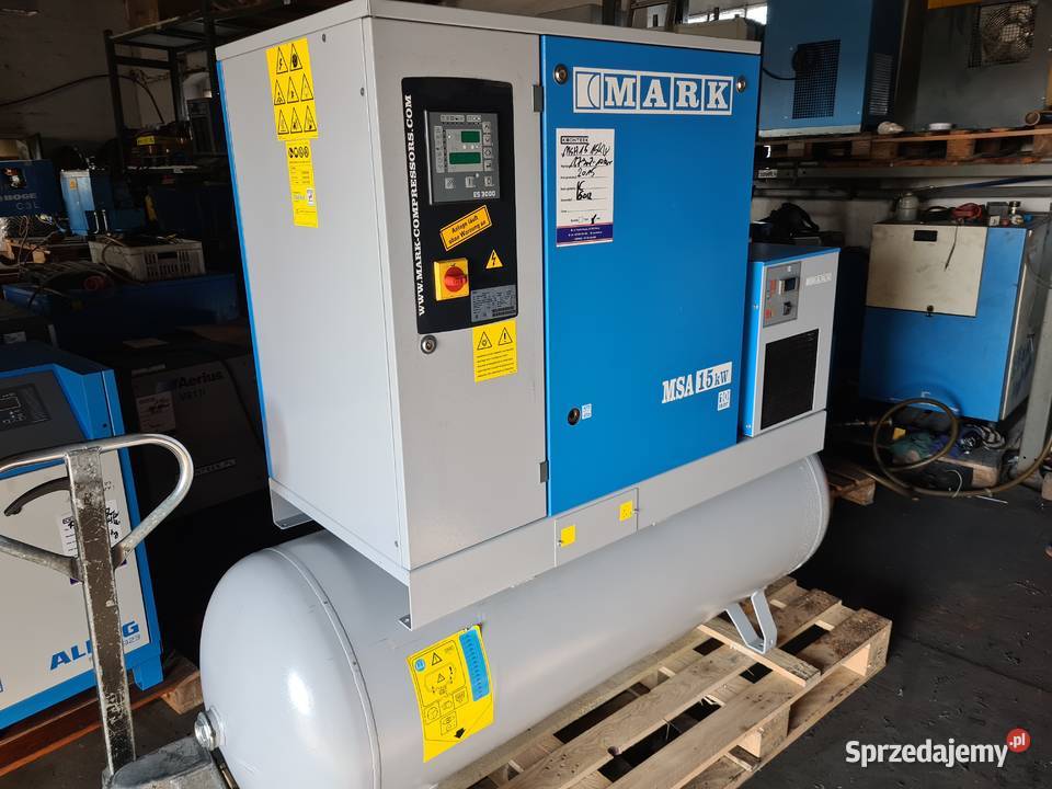 Kompresor śrubowy MARK MSA 15 15 kw wielkopolskie Zduny