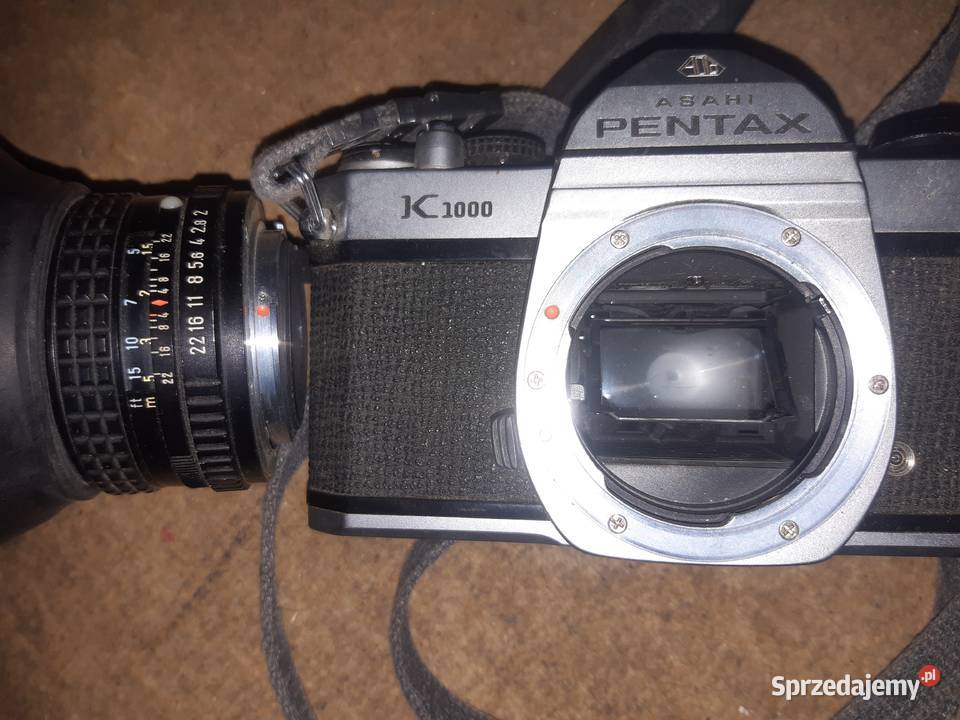 Aparat analogowy Pentax K 1000 Asahi Aparaty małopolskie Stary Sącz