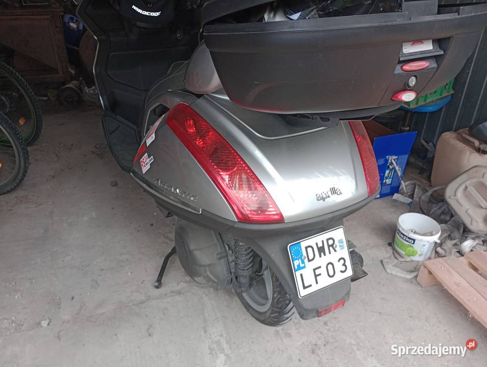 Skuter Aprilia Atlantic 500 zarejestrowany na Zawiercie