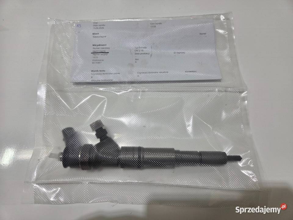 WTRYSKIWACZ BMW E60 20 D 0445110216 Strzyżewice