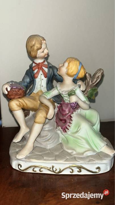 Figurka Pary Chłopak z dziewczyną Bez sygnatury pomorskie