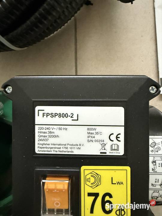 Pompa powierzchniowa 800W FPSP8002 Witkowo Drugie