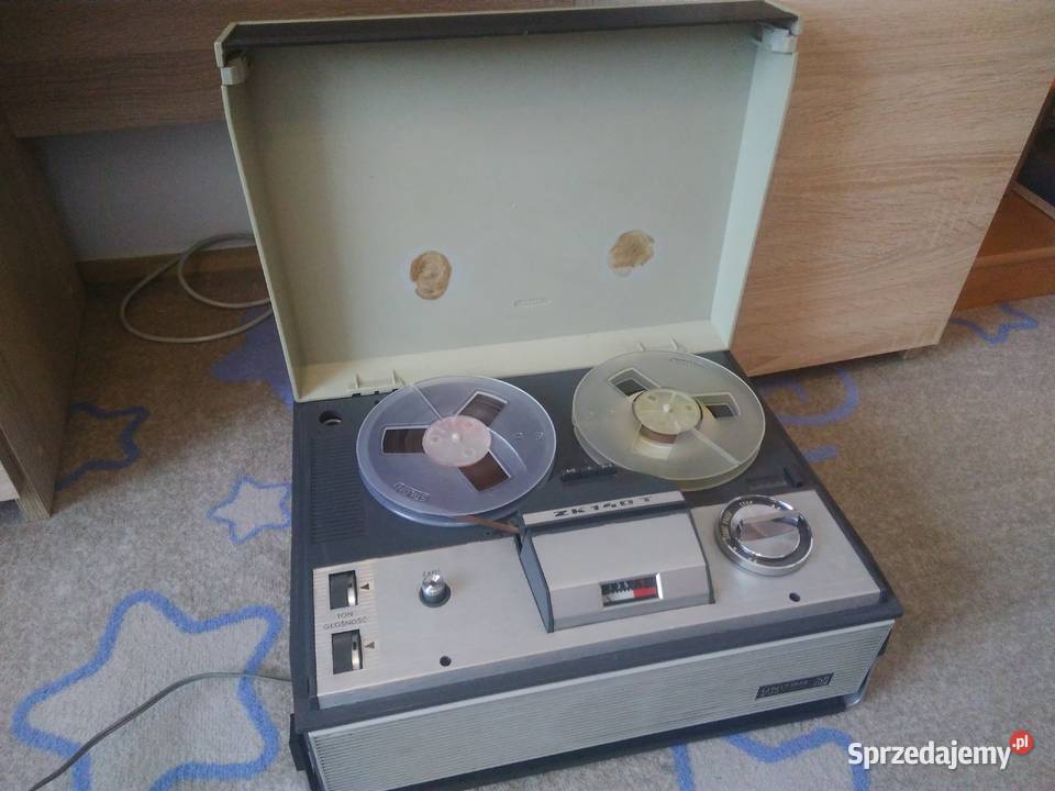 Magnetofon szpulowy Unitra ZRK ZK140T działa Krapkowice