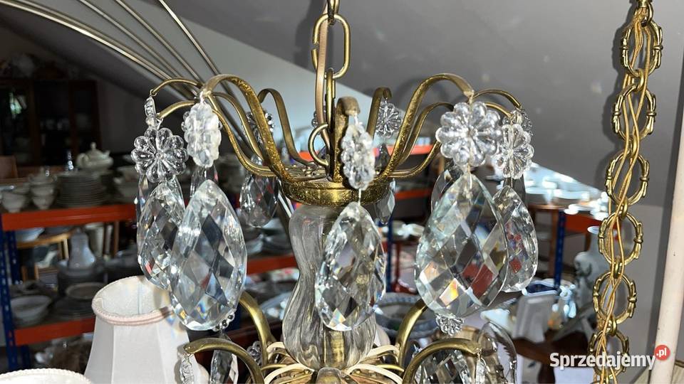 Żyrandol kryształowy podsufitowy Elektryczny Gdańsk
