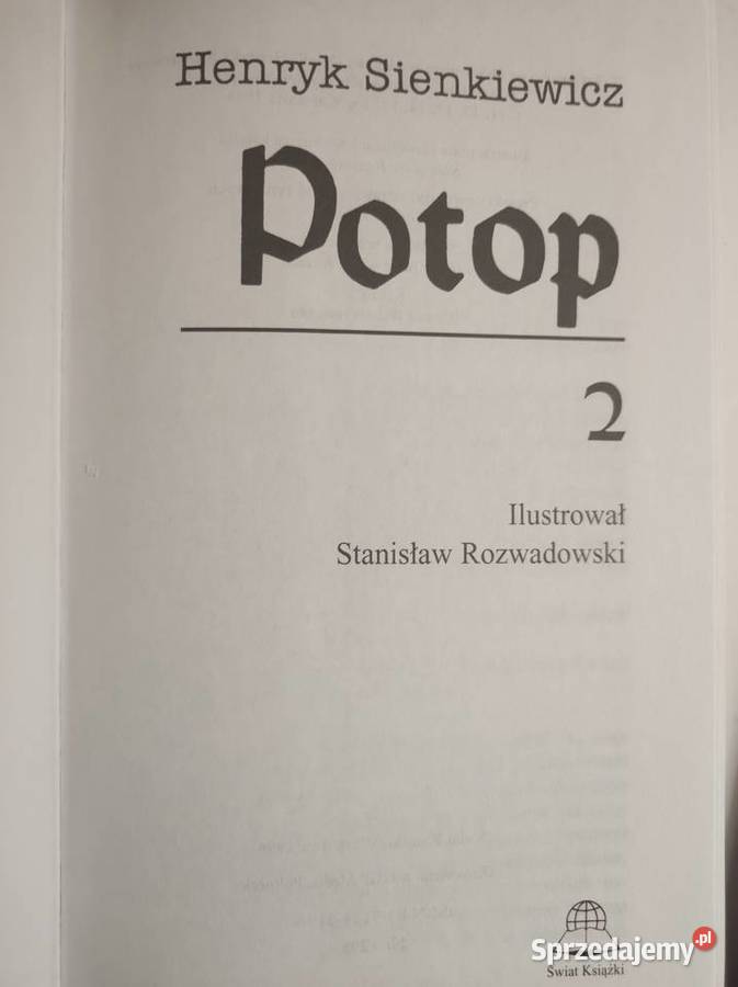Potop Henryka Sienkiewicza 3 części świętokrzyskie