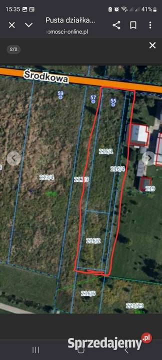Sprzedam działkę Opacz Kolonia 3938m2