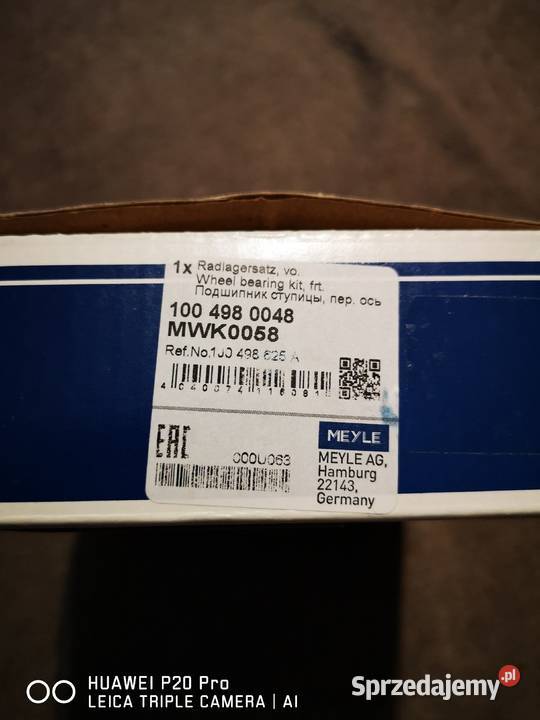 Meyle 100498 0048 Zestaw łożysk koła Seat VW Jaworzno