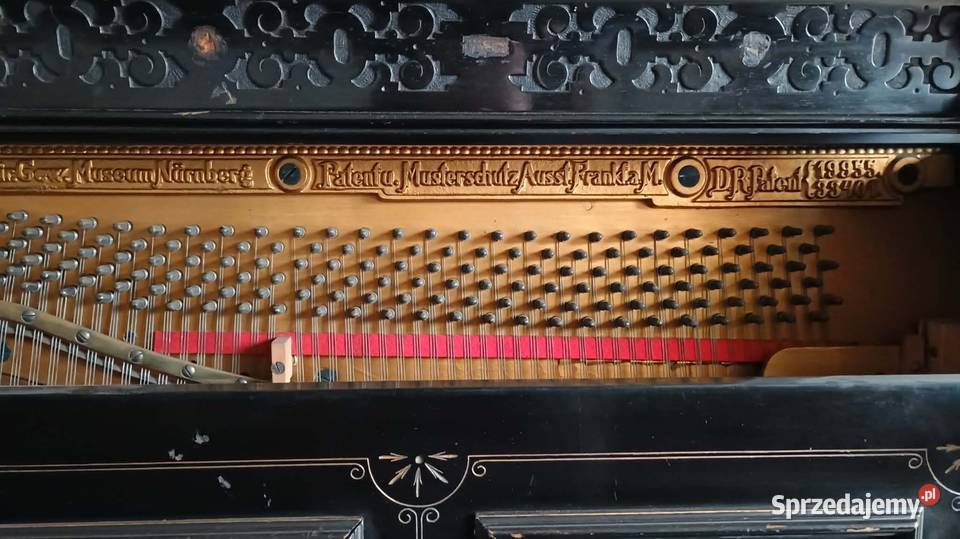 Zabytkowe pianino sprzedam Instrumenty klawiszowe i MIDI Łódź sprzedam