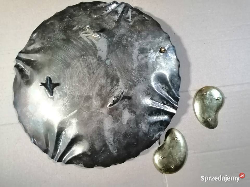 Talerz podstawa ozdoba metal świecznik taca Wyskoć sprzedam