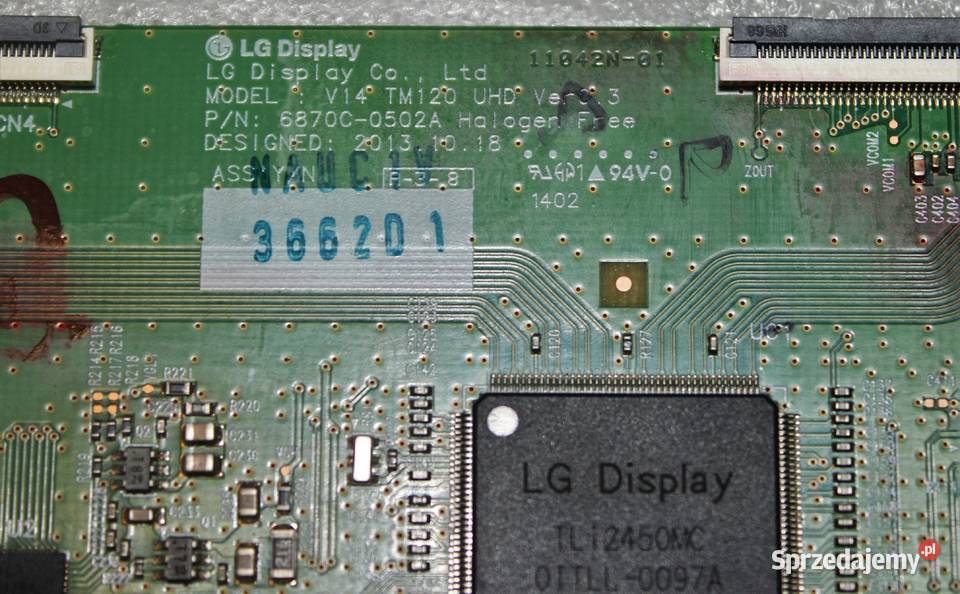 Tcon 6870C0502A Mod V14 TM120 UHD Ver 03 sprzedam