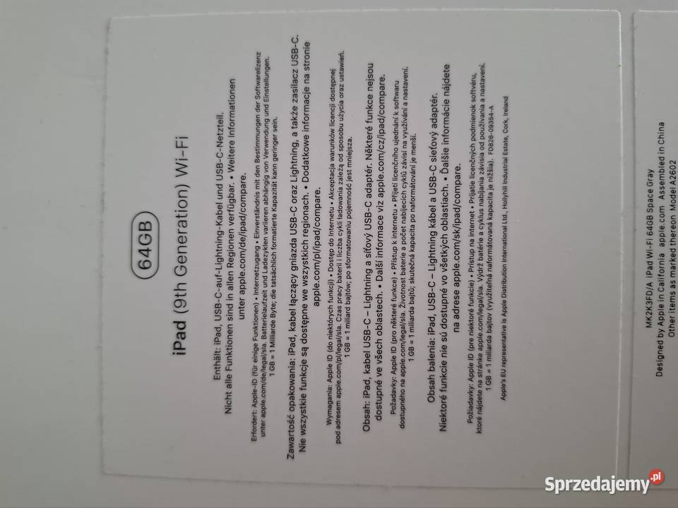 ipad 9 generacji 64gb Łódź