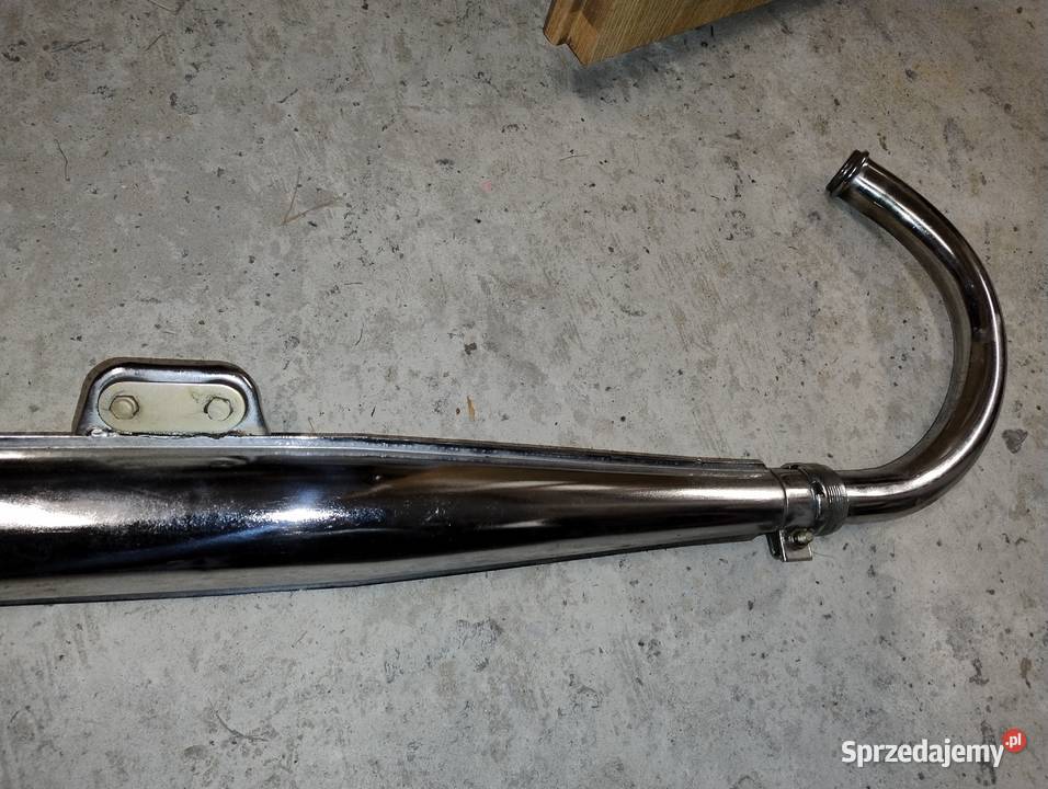 Mińsk 125 WSK 125 piękny wydech chrom