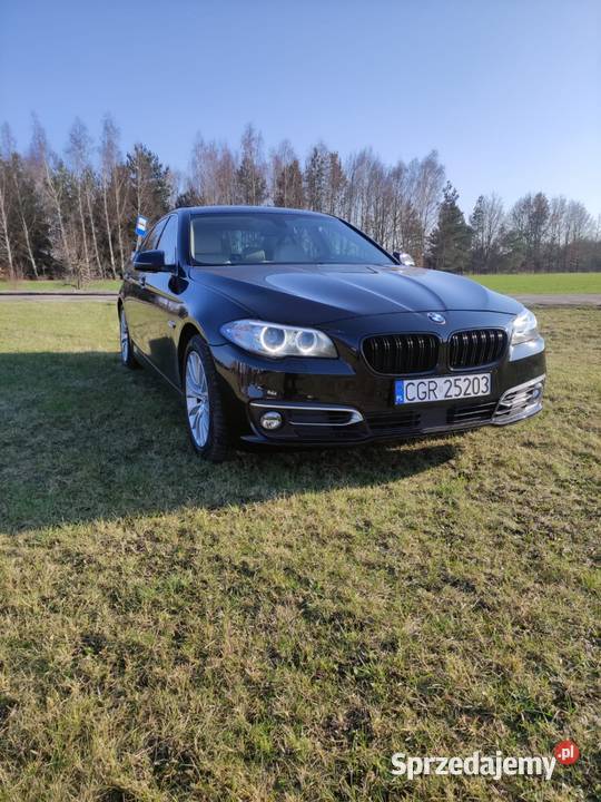 BMW seria 5 F10 2013 20 diesel Wersja LUXURY 4x4 Grudziądz