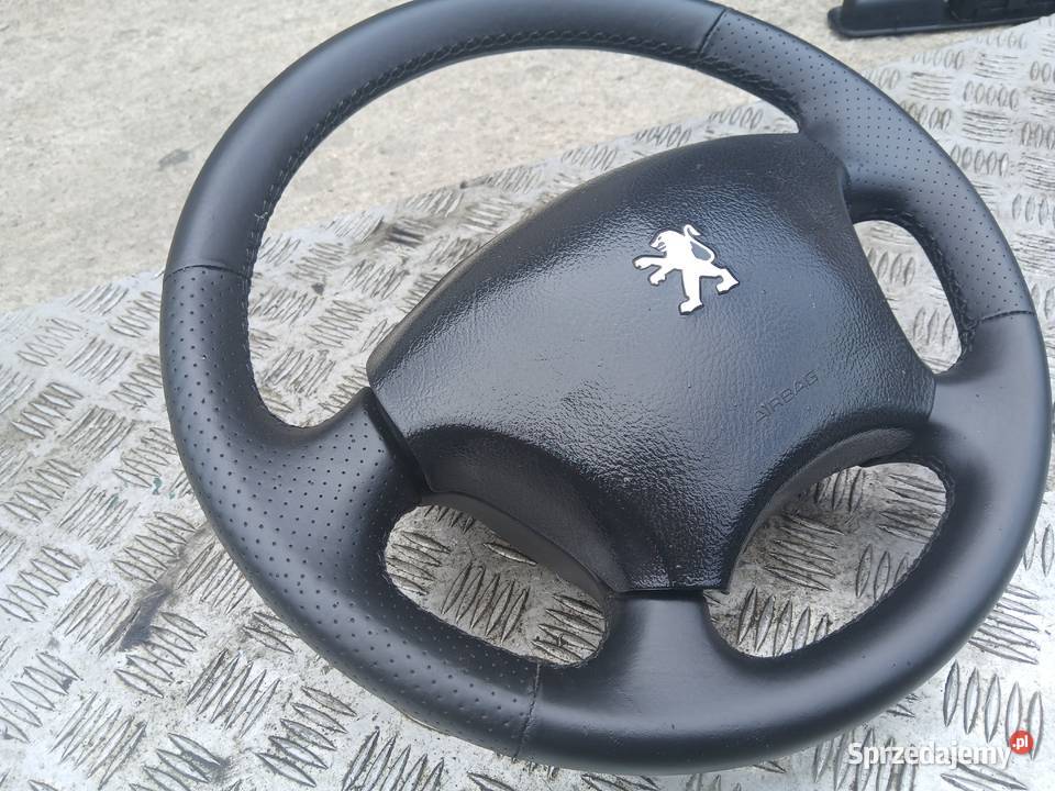 Kierownica skórzana poduszka airbag Peugeot 407 Radłów sprzedam